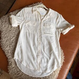 Equipment Cream SILK Blouse